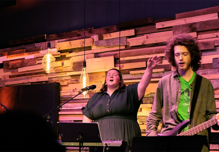 Worship singing